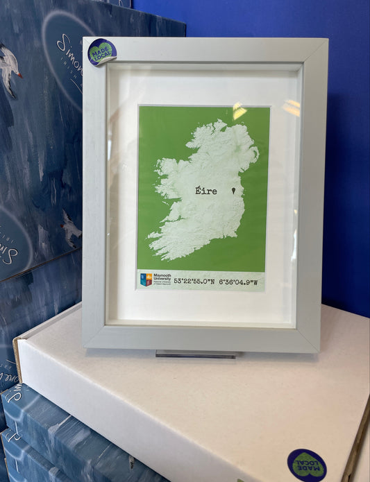 Framed GPS Coordinates Print – Maynooth University