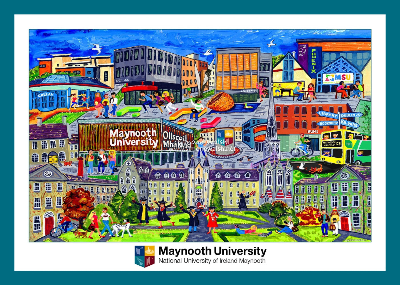 On Campus Tea Towel