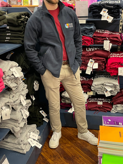 Navy Fleece full zip