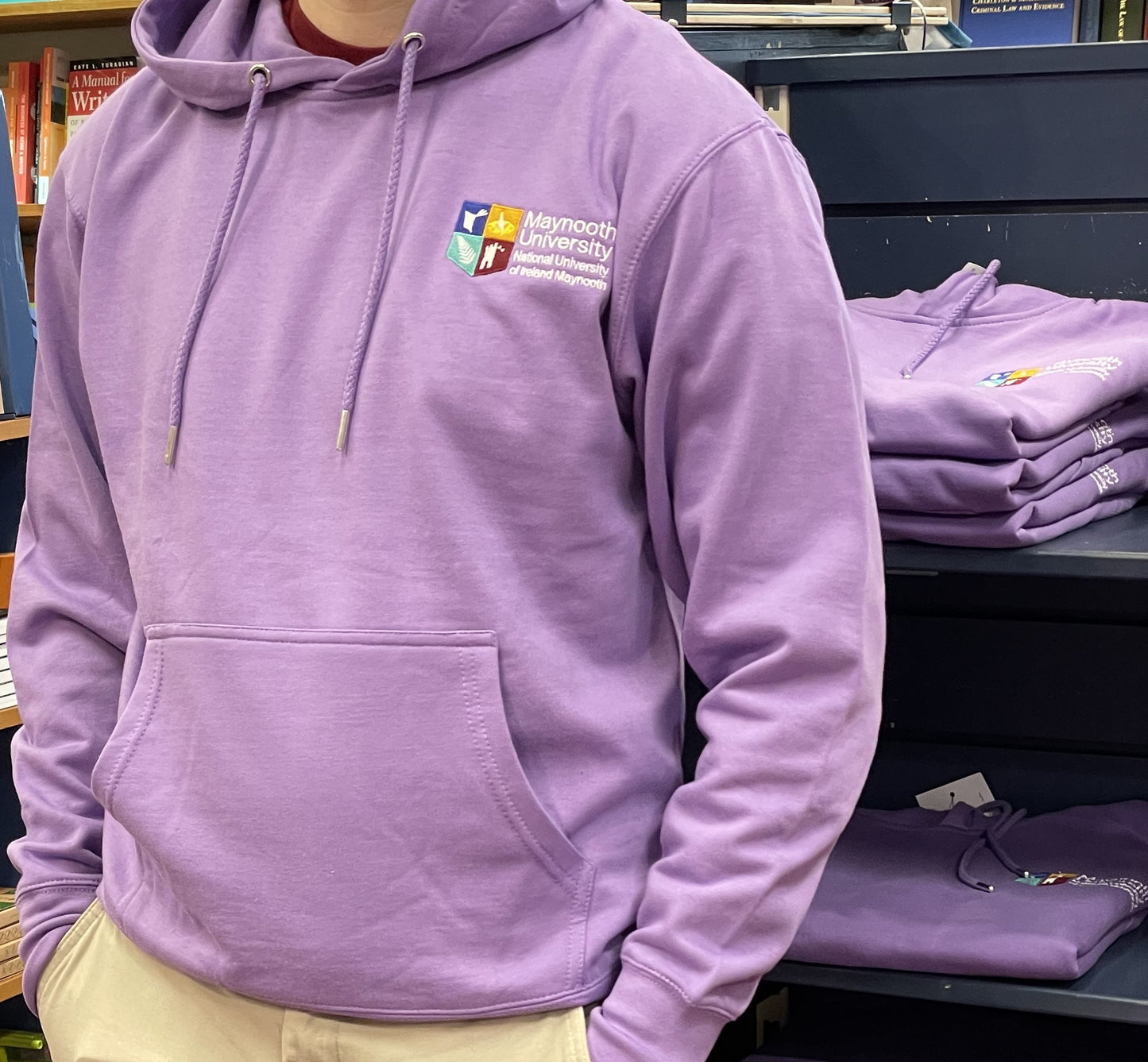 Purple crested Hoodie